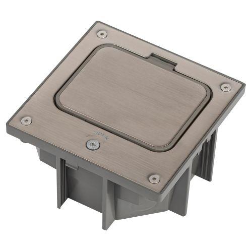 Люк 18-6002-03 IP66 в бетон с розеткой под шестигранник сер. Эра Б0063273