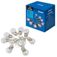 Гирлянда ULD-S1800-010/STB/3AA WARM WHITE IP20 RETRO BULBS "Лампочки ретро" 3AA (не в/к) 1.8м 10 LED тепл. бел. свет Uniel UL-00008425