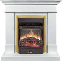 Royal Flame Каминокомплект California SFT (Разборный) - Белый с очагом Majestic FX M Brass