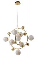 Подвесная люстра Crystal Lux SALVADORE SP8V GOLD