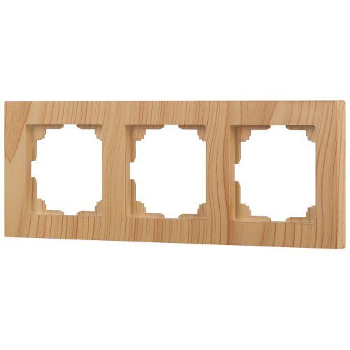 Рамка 3-м СП Accent 6-503-11 сосна Intro Б0063795