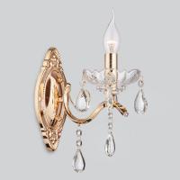 Бра Eurosvet 3188/1 золото/прозрачный хрусталь Strotskis