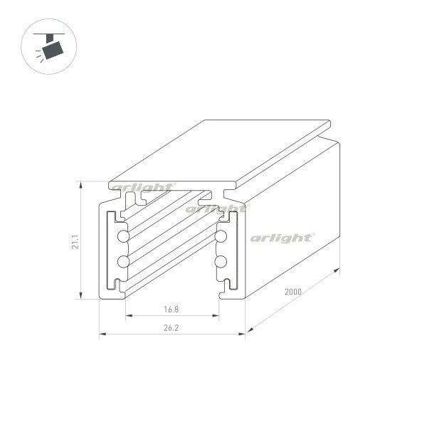 Шинопровод Arlight 036784