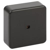 Коробка распаячная 75х75х28мм без клеммы IP40 черн. BS-B-75-75-28 Эра Б0061809