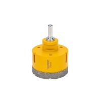 Коронка алмазная профессиональная по керамограниту и железобетону М14, вакуумное спекание, 70мм, для УШМ KRANZ