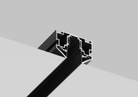 Crystal Lux Встраиваемый магнитный трек в натяжной ПВХ потолок Crystal Lux CLT 0.134 01 L3000 BL