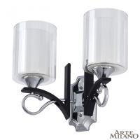 Бра Arte Milano 309167/2W Bk/Ni