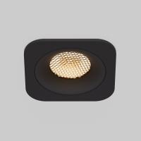 Встраиваемый светильник Elektrostandard 15276/LED 10W 3000K черный