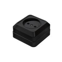 Розетка 1-м BOLLETO накладная 7022B черн. IN HOME 4690612061030