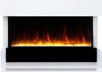 Royal Flame Каминокомплект Cube 36 - Белый с черным с очагом Astra 36 RF