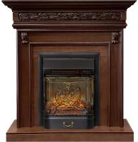 Royal Flame Каминокомплект Valletta - Темный дуб с очагом Majestic FX M Black RC