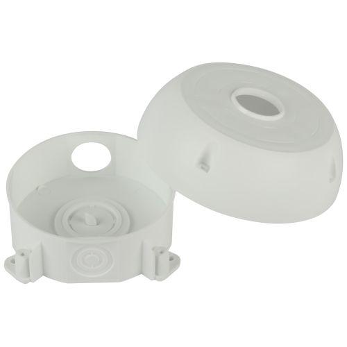 Коробка монтажная для камер видеонаблюдения 131х41.5мм IP55 бел. KOR-MV-131-41.5-W-55 ЭРА Б0062814