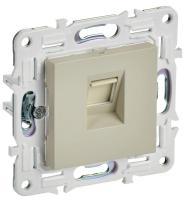 Розетка компьютерная RJ45 кат.6 SKANDY SK-K02B беж. IEK SK-K10-2-K10