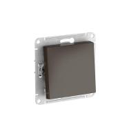 Выключатель 1-кл. AtlasDesign (сх. 1) 10AX быстрозажим. клем. механизм мокко SE ATN000611S