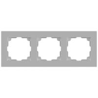 Рамка 3-м СП Accent 6-503-03 алюм. Intro Б0063782