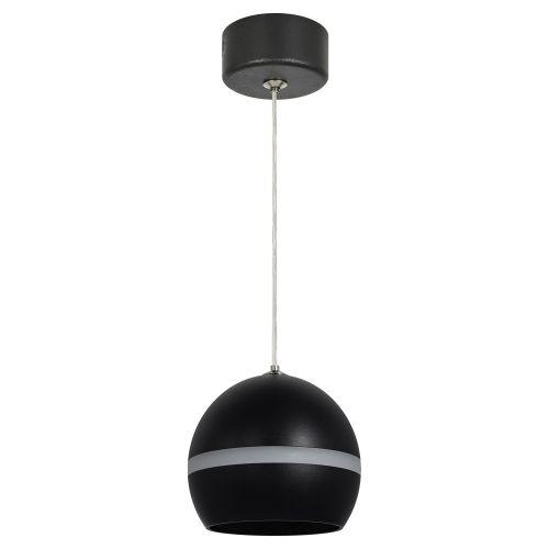 Светильник подвесной (подвес) PL21 BK GX53 потолочн. шар черн. Эра Б0058503