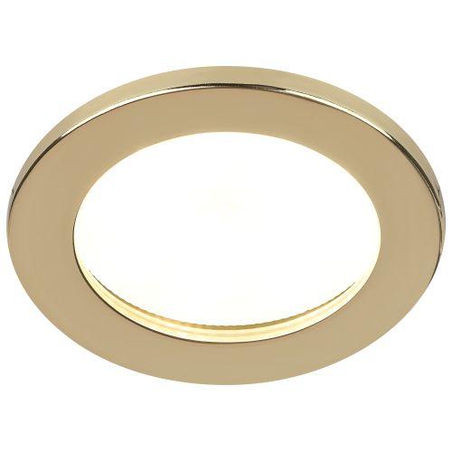 Светильник точечный KL95 GD GX53 IP44 влагозащ. золото ЭРА Б0055810