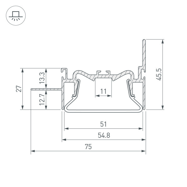 Профиль Arlight 035771