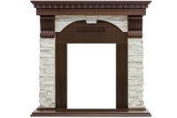 Royal Flame Портал Royal Flame Dublin угловой - Темный дуб / Сланец белый