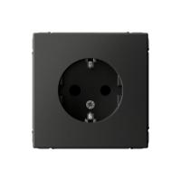 Розетка ArtGallery 16А с заземл. защ. шторки механизм базальт SE GAL001445