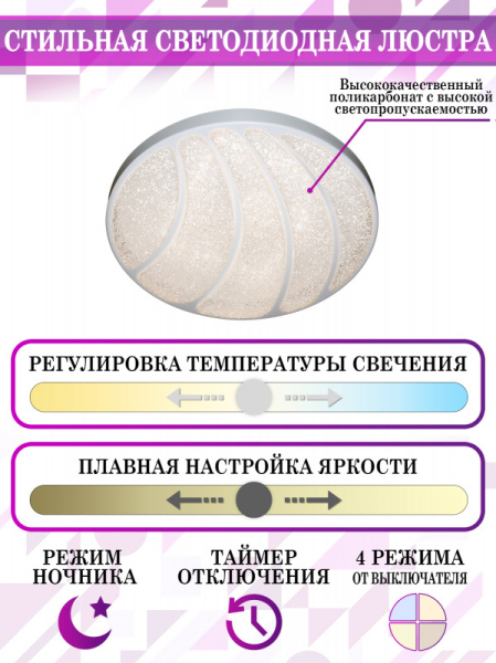 Накладной светильник Natali Kovaltseva LED LAMPS 81105