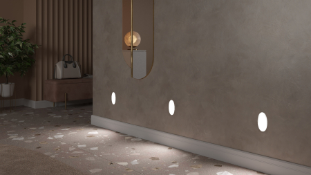 SUBRA-O Встраиваемый стеновой гипсовый светильник