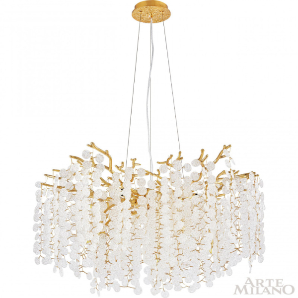 Подвесная люстра Arte Milano 230901/D760/10/C Gd
