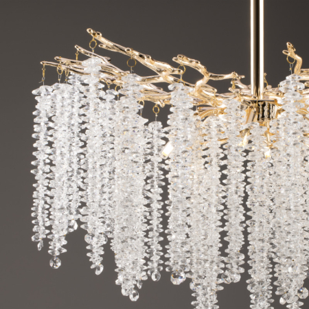 Люстра на штанге Freya FR1010CL-08G