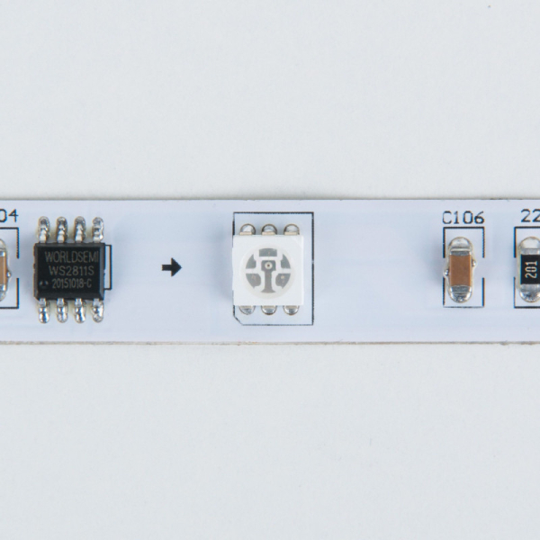 Лента Elektrostandard 5050/30 LED 7.2W IP20 [белая подложка] мультиколор