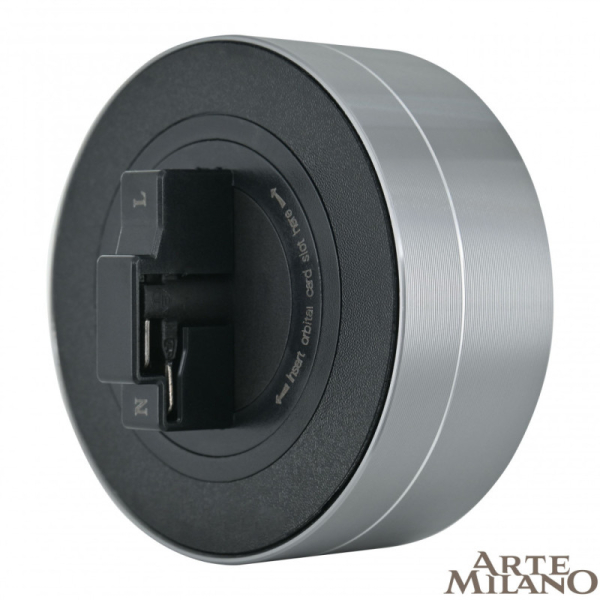 Трековая система розеток Arte Milano 380011TLS/LWS Grey