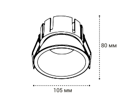 Влагозащищенный светильник ITALLINE IT06-6032 white 3000K