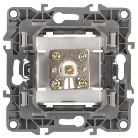 Розетка телевизионная одиночная TV 1мод. Эра12 12-3101-01 IP20 бел. Эра Б0014705