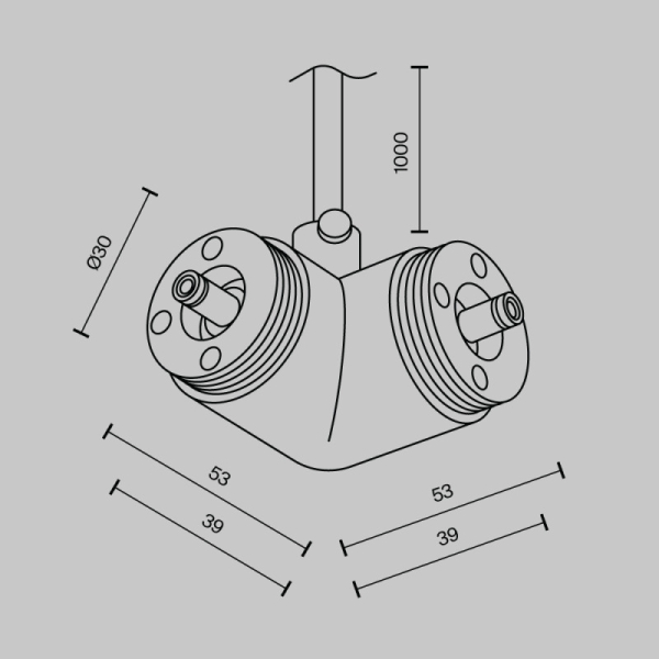 Коннектор Maytoni Technical CA014LC-P-B