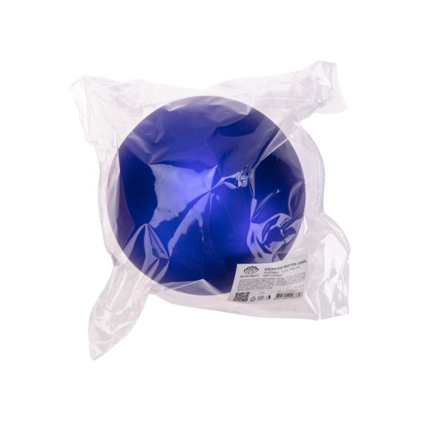 Елочная фигура Шар, 15 см, цвет синий матовый