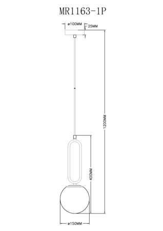 Подвесной светильник MyFar MR1163-1P