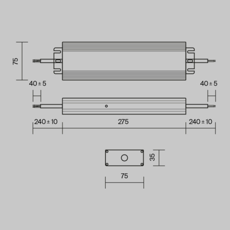 Драйвер Maytoni Technical PSL008-300W-48V-IP67