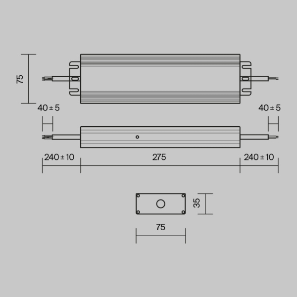 Драйвер Maytoni Technical PSL008-300W-48V-IP67