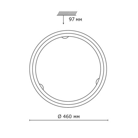 Накладной светильник Sonex 7605/DL