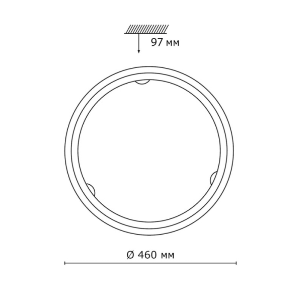 Накладной светильник Sonex 7605/DL