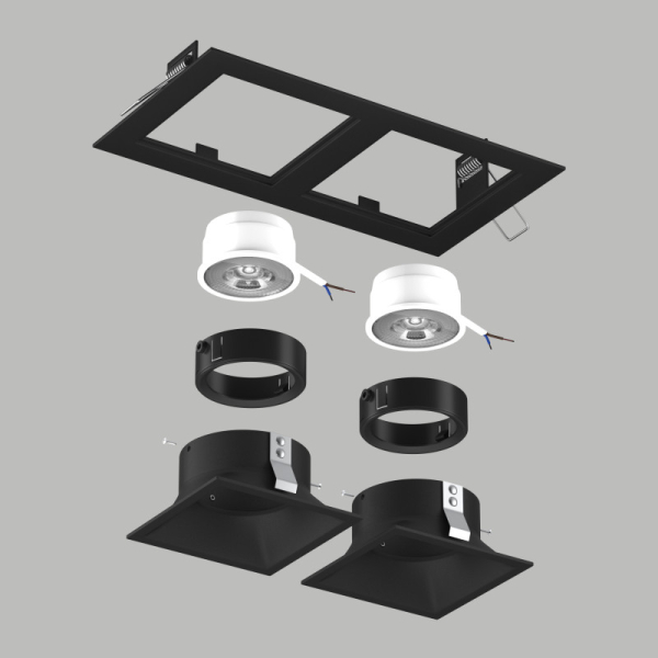 Встраиваемый светильник Lightstar D5270707BMOD