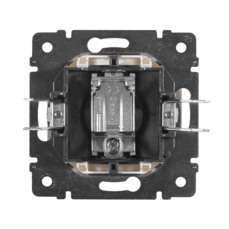 Розетка телевизионная TV СП Valena 1.5дБ 2400МГц с топологией "звезда" механизм бел. IEK 774429