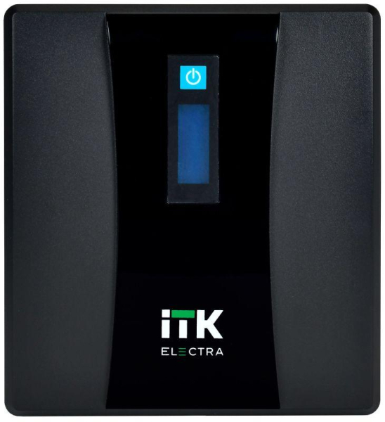Источник бесперебойного питания ELECTRA ET 1.5кВ.А/900Вт с АКБ 2х9А.ч USB ITK EET-1500VA-1-002