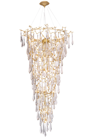 Crystal Lux Люстра Crystal Lux REINA SP34 D1200 GOLD PEARL
