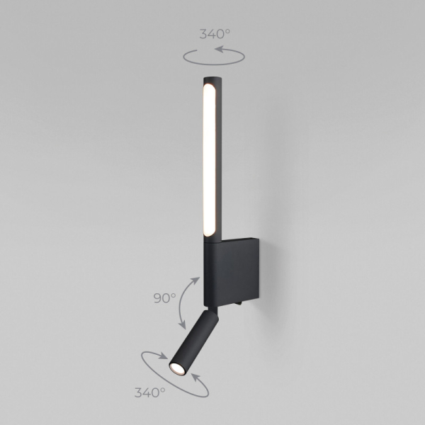 Бра Elektrostandard Sarca LED черный 4000К (40111/LED)