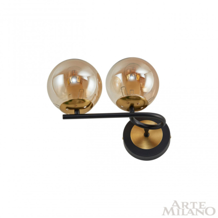 Бра Arte Milano 273708/2B BK/GD