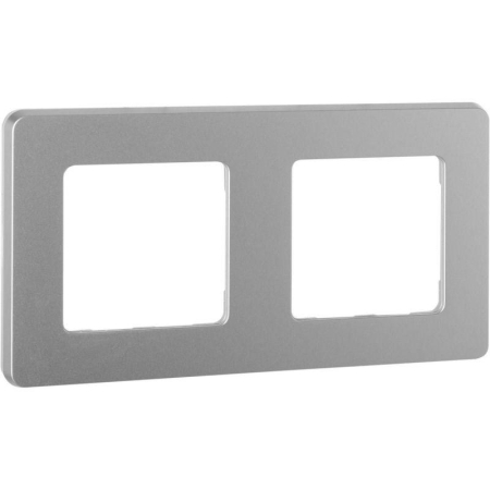 Рамка 2-м Inspiria алюм. IEK 673942