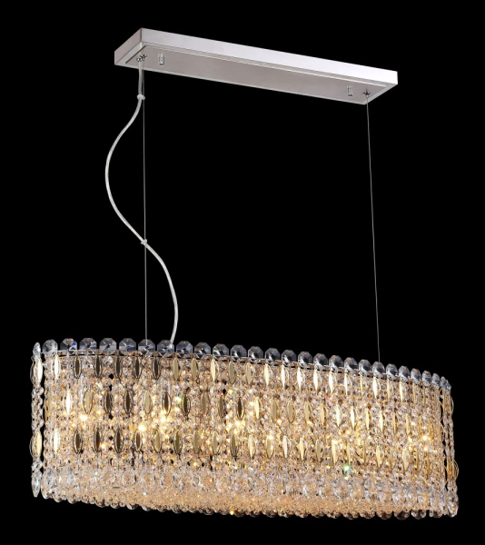 Crystal Lux Светильник подвесной Crystal Lux LIRICA SP10 L900 CHROME/GOLD-TRANSPARENT
