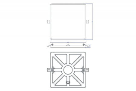 Влагозащищенный светильник Donolux DL20091SQ27W1W IP44