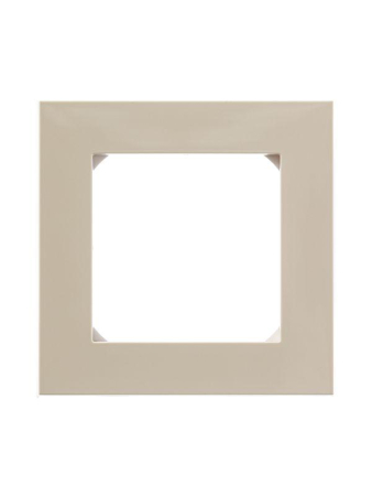 Рамка Levit 1п сл. кость/бел. ABB 2CHH015010A6017