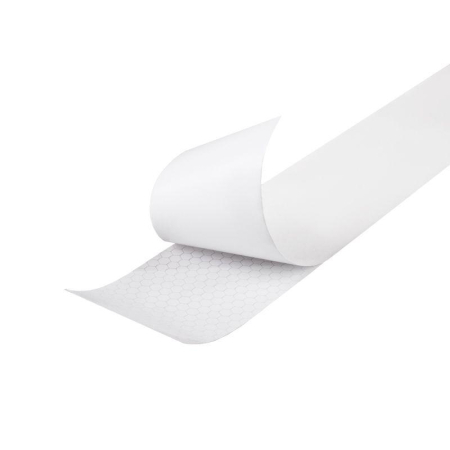 Лента светоотражающая самоклеящаяся, 50 мм х 10 м, красно-белая REXANT